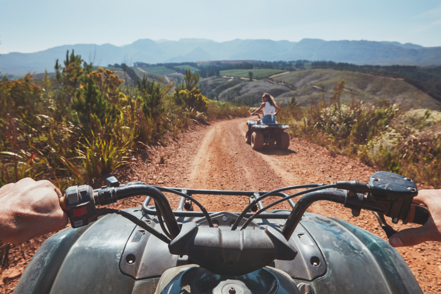 Quad dans la vallée de TAHANAOUT